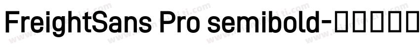 FreightSans Pro semibold字体转换